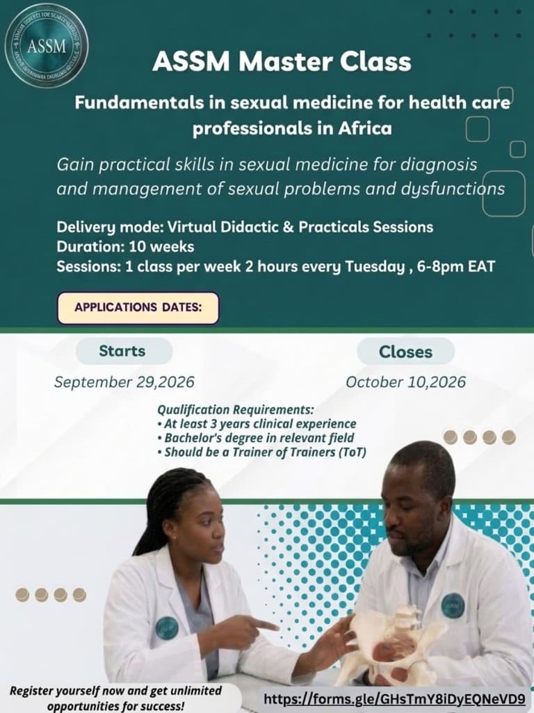 ASSM Master Class: Fundamentals in Sexual Medicine — Call for Applications